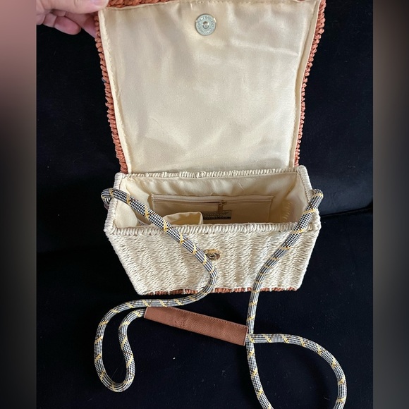 Sun 'N Sand Starfish Straw Boxy Cross Body Shoulder Bag Women’s Purse - Picture 6 of 9